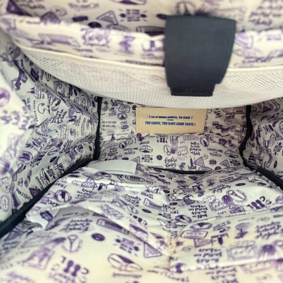 Cabaia Brown Suede Mini Travel Backpack Adventurer Collection Bag - Picture 4 of 5